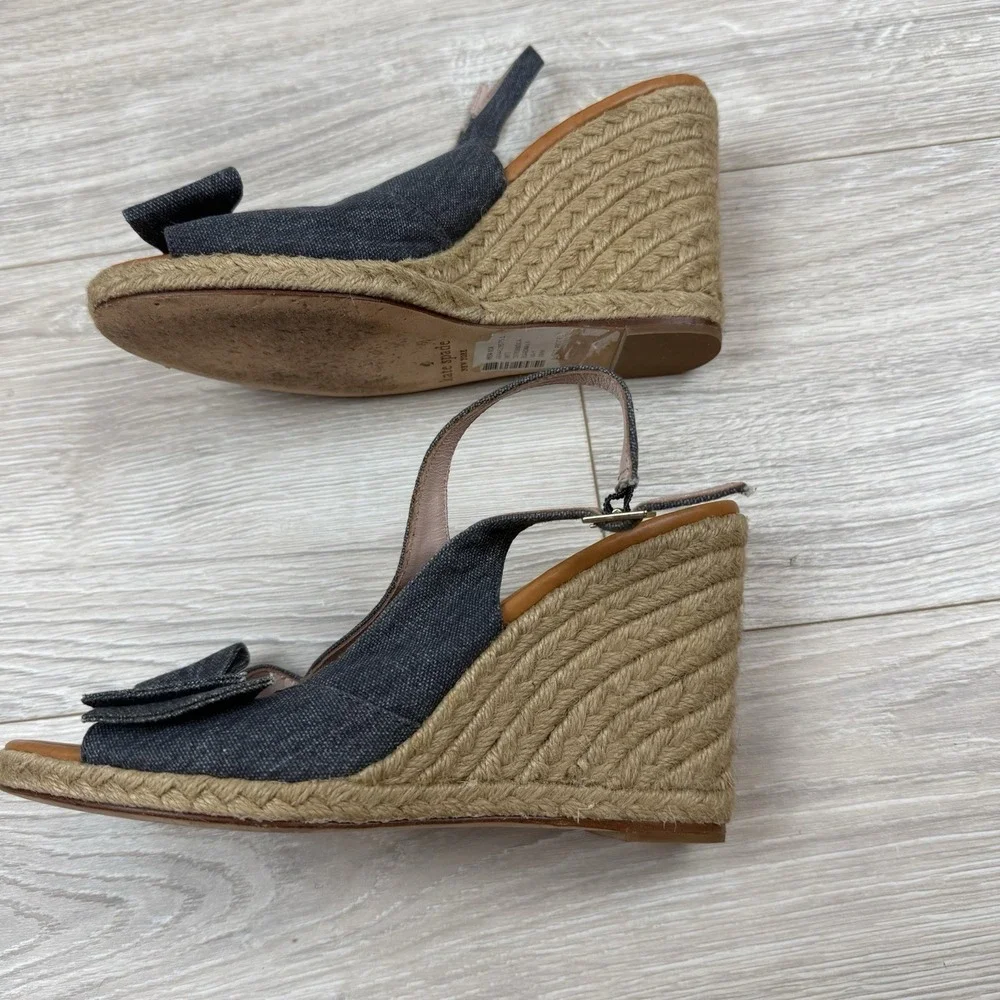 Kate Spade Espadrilles Boardwalk Wedge Heel Size 8